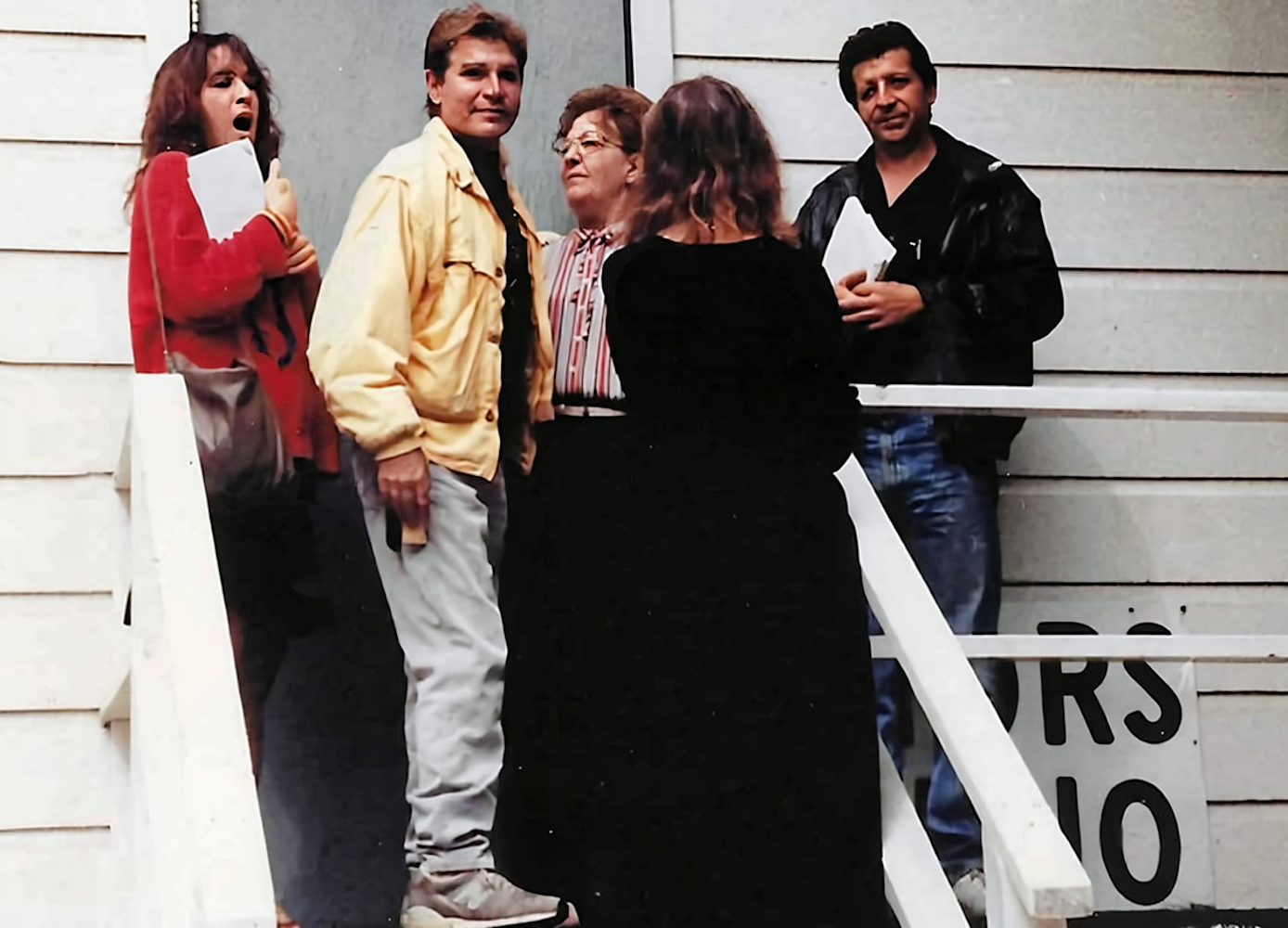 Actors Studio working session with Valentine Quinn, Clyde Ventura, Nancy Fish, Barry Primus, and the author's mother